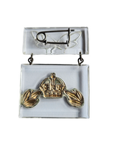 Load image into Gallery viewer, 1940s World War Two RARE RAF Lucite Sweetheart Brooch
