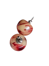 Load image into Gallery viewer, 1940s/1950s Rhubarb and Custard Bakelite Earrings
