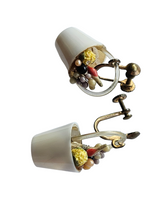 Load image into Gallery viewer, 1940s/1950s Celluloid Fruit Basket Earrings

