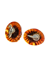 Load image into Gallery viewer, 1940s Chunky Lucite Cameo Earrings
