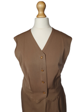 Load image into Gallery viewer, 1940s Rare Taupe 4 Piece Suit - Jacket, Waistcoat, Skirt and Trousers
