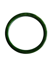 Load image into Gallery viewer, 1940s Green Marbled Bakelite Flat Cut Bangle
