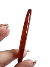 Load image into Gallery viewer, 1940s Red/Brown Marbled French Bakelite Bangle
