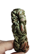 Load image into Gallery viewer, 1940s Gold, Green and Pink Painted Celluloid Bangle

