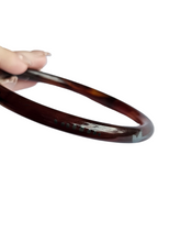 Load image into Gallery viewer, 1920s/1930s Torty Effect Painted Bird Dot Upper Arm Bangle
