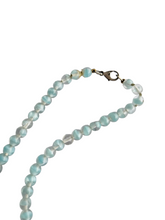 Load image into Gallery viewer, 1930s Deco Blue And Clear Glass Necklace
