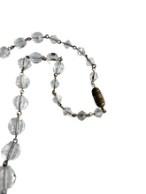 Load image into Gallery viewer, 1930s Art Deco Clear Glass Necklace

