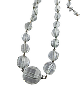 Load image into Gallery viewer, 1930s Art Deco Clear Glass Necklace
