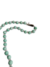 Load image into Gallery viewer, 1930s Deco Green Peking Glass Necklace
