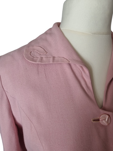 1940s/1950s Pale Pink Lightweight Wool Suit