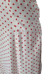 1940s Red and White Polka Dot Dress