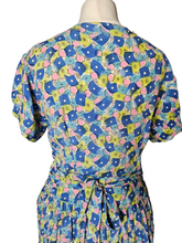 Load image into Gallery viewer, 1940s Bright Colourful Spot Abstract Dress
