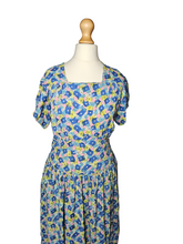 Load image into Gallery viewer, 1940s Bright Colourful Spot Abstract Dress
