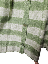 Load image into Gallery viewer, 1940s/1950s Green Stripe Dress

