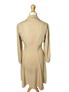 1930s Cream/Beige Linen Summer Coat