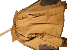 Load image into Gallery viewer, 1940s/1950s Tan Chamois Leather Western Tassel Jacket
