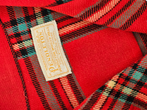 1940s Red Tartan Pendleton Jacket