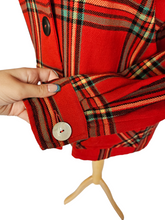 Load image into Gallery viewer, 1940s Red Tartan Pendleton Jacket
