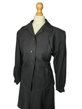 Load image into Gallery viewer, 1940s Black Suit With Button Cuffs
