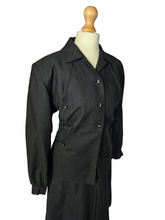 Load image into Gallery viewer, 1940s Black Suit With Button Cuffs
