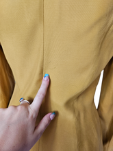 Load image into Gallery viewer, 1940s Golden Yellow Suit With Peter Pan Collar
