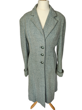 Load image into Gallery viewer, 1940s Duck Egg Blue Flecked Coat
