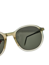 Load image into Gallery viewer, 1940s Clear Green Sunglasses
