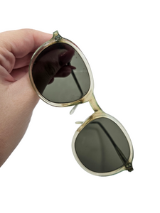 1940s Clear Green Sunglasses
