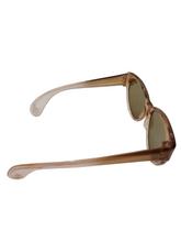 Load image into Gallery viewer, Late 1940s Early 1950s Brown and Beige Ombre Sunglasses
