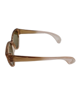 Load image into Gallery viewer, Late 1940s Early 1950s Brown and Beige Ombre Sunglasses
