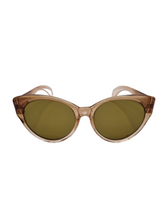 Load image into Gallery viewer, Late 1940s Early 1950s Brown and Beige Ombre Sunglasses
