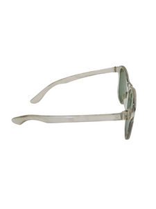 1940s Clear Sunglasses With a Green Hue and Green Lenses