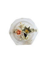 Load image into Gallery viewer, Edwardian Reverse Carved Lucite Alpine Flowers and Edelweiss Brooch
