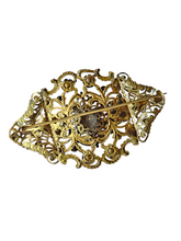 Load image into Gallery viewer, 1930s Czech Multicoloured Filigree Brooch
