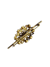 Load image into Gallery viewer, 1930s Czech Multicoloured Filigree Bar Brooch
