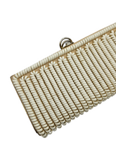 Load image into Gallery viewer, 1940s White Telephone Cord Box Clutch Bag
