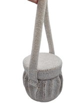 Load image into Gallery viewer, 1940s White Beaded Box Bag
