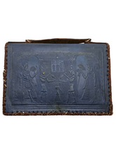 Load image into Gallery viewer, 1940s Blue and Brown Egyptian Tourist Bag
