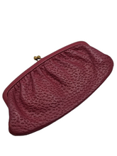 Load image into Gallery viewer, 1940s Red Leather Freedex Clutch Bag
