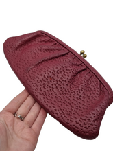 Load image into Gallery viewer, 1940s Red Leather Freedex Clutch Bag
