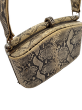 Load image into Gallery viewer, 1940s Mock Snakeskin Box Bag
