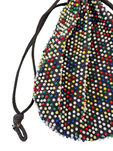 1940s/1950s Multicoloured Bobble Duffle Bag