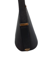 Load image into Gallery viewer, 1940s Black Canvas and Gold Tone Box Bag
