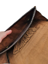 Load image into Gallery viewer, 1930s Brown Leather Small Fish Clutch Bag
