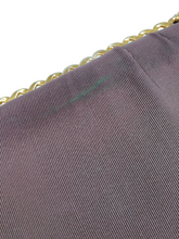 Load image into Gallery viewer, 1930s Aubergine Purple Grosgrain Bag With Swirly Clasp
