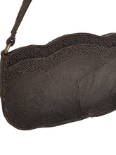 Load image into Gallery viewer, 1940s Brown Corde Bag With Several Different Compartments
