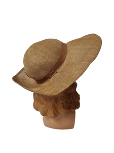 Edwardian Huge Straw Raffia Hat