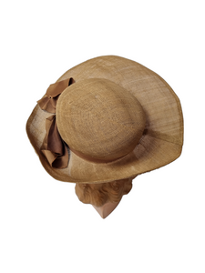 Edwardian Huge Straw Raffia Hat