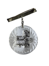 Load image into Gallery viewer, 1930s Art Deco Glass Scotty Dog Brooch
