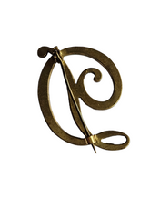 Load image into Gallery viewer, 1930s Art Deco Initial D Brooch

